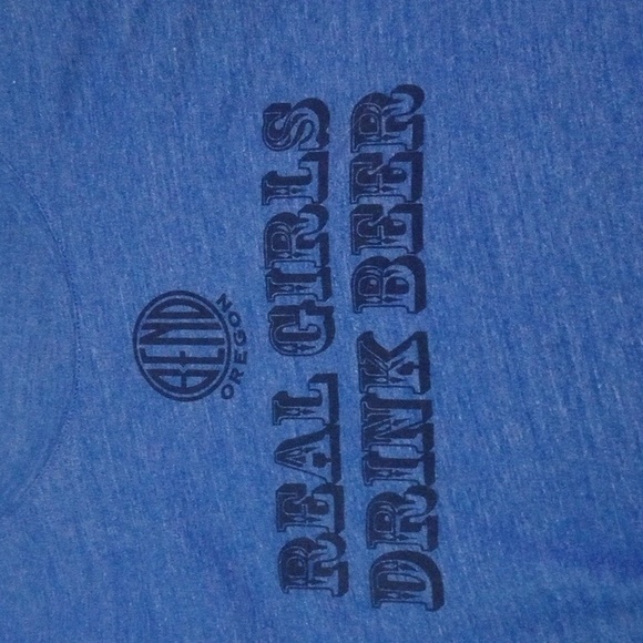 Blue, Real Girls Drink Beer top, size XXL - Picture 7 of 7